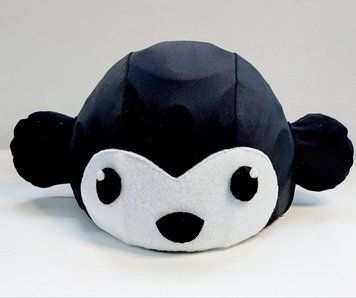 Чехол на шлем для лыж, сноуборда, велосипеда Нашлемник Crazy head Мистер и Мисис Мавпа H - 149 фото