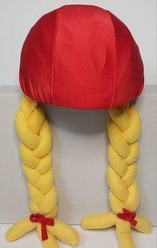 Чохол на шолом для лиж, сноуборду, велосипеда Нашлемник Crazy head Косички H - 119 фото