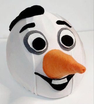 Чехол на шлем для лыж, сноуборда, велосипеда Нашлемник Crazy head Олов H - 128 фото